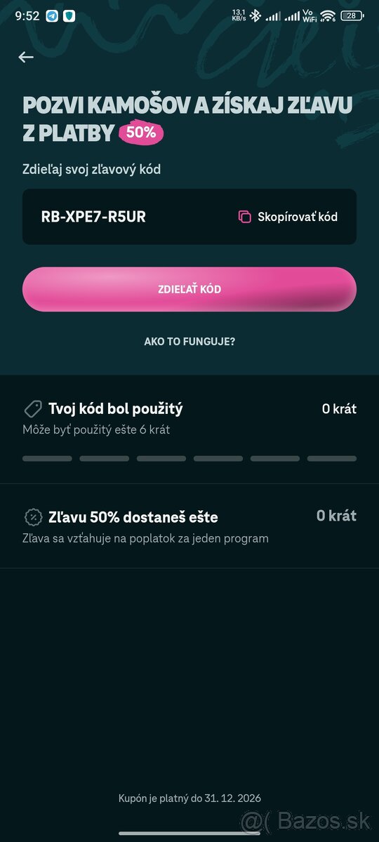 Telekom SWIPE kód