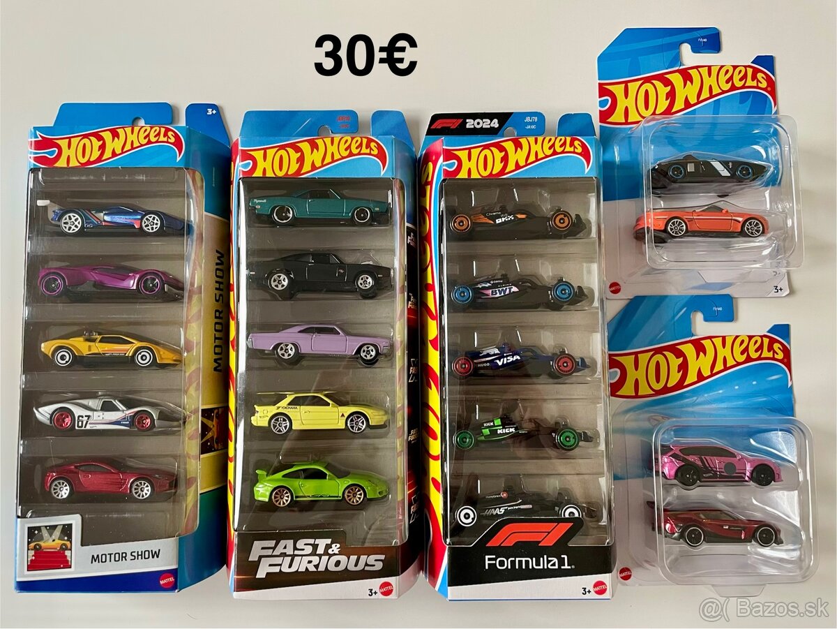 Hot Wheels 5-pack, 2-pack