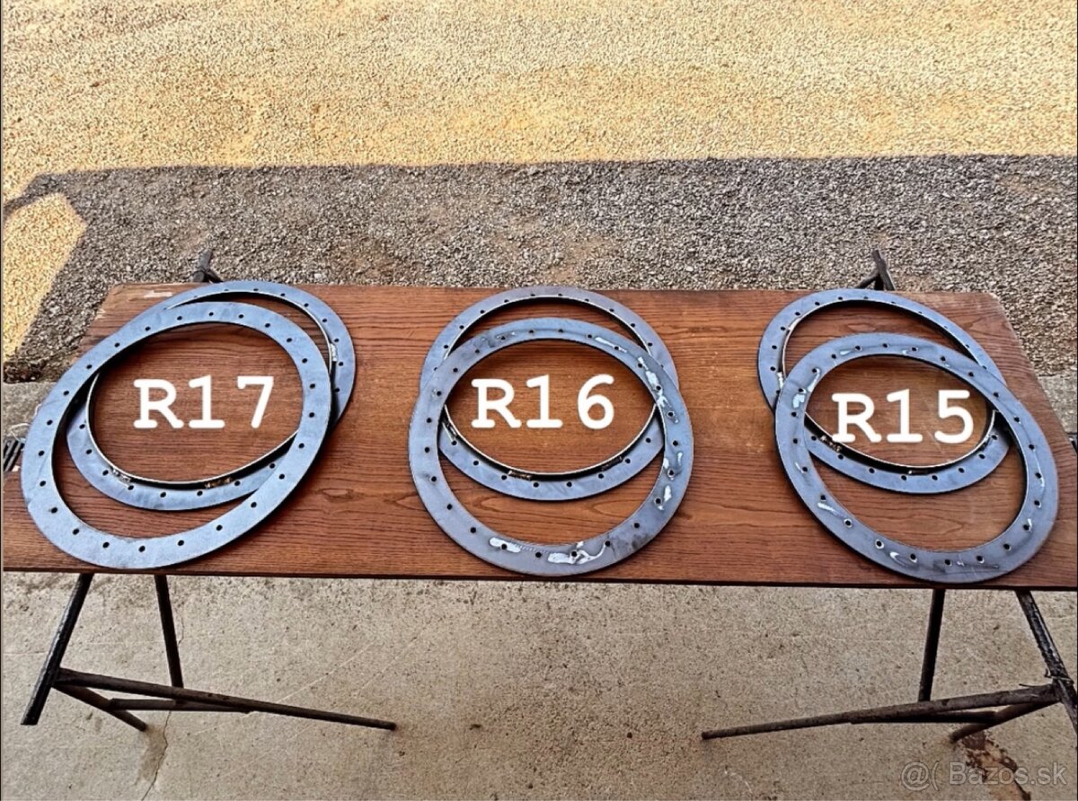Beadlock kruhy R15 - R16 - R17