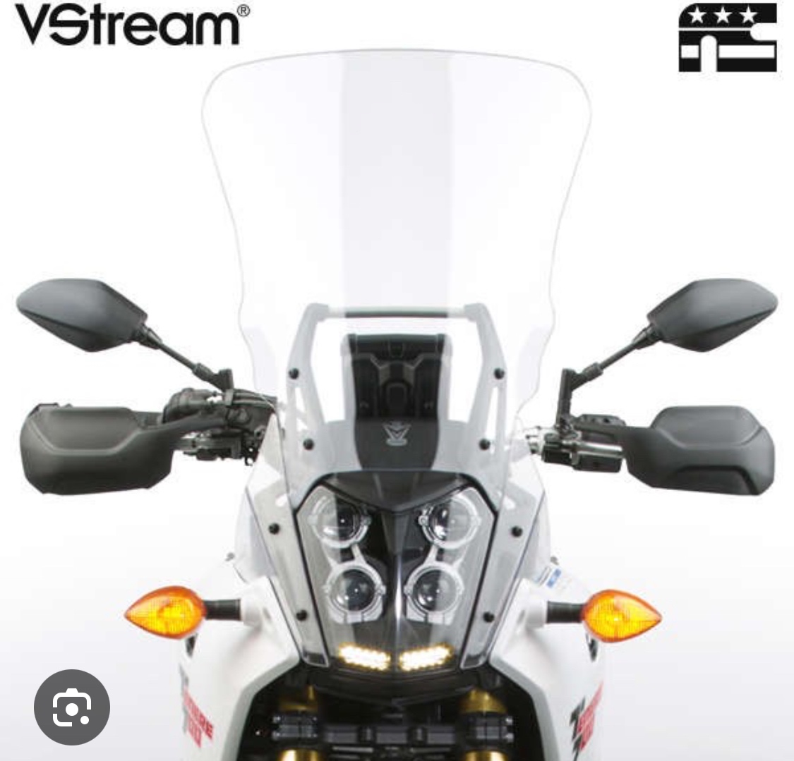 Predam Vstream windshield Tenere 700