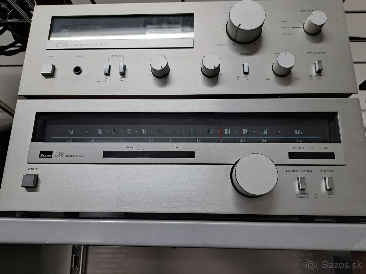 Sansui zostava kov