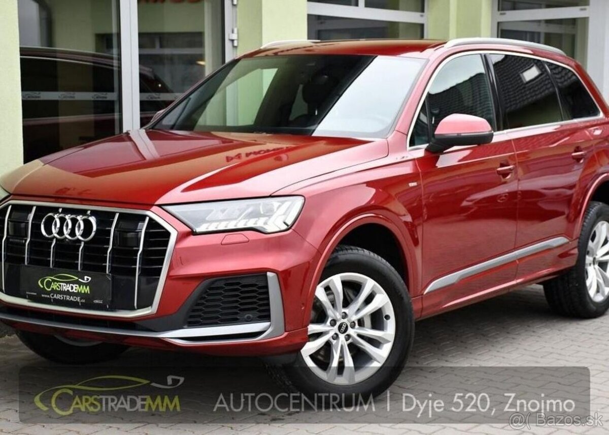 Audi Q7 50TDI Q S-LINE TAŽNÉ AIR 1M ČR 210 kw