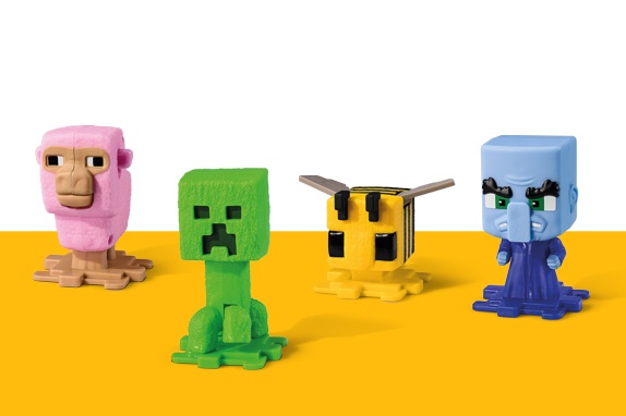 Kúpim McDonalds happy meal hračky Minecraft