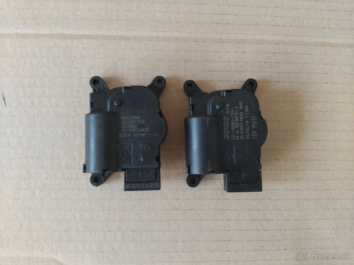 servomotor kurenia, klimatizácie Octavia 3, Superb 3