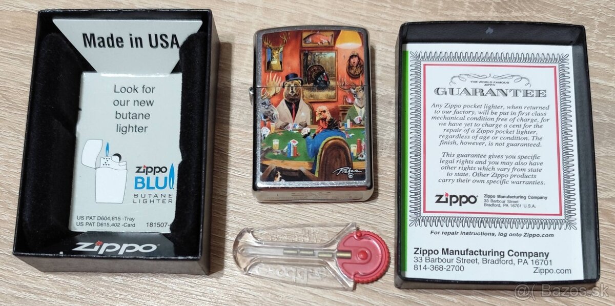 benzínový zapalovač ZIPPO
