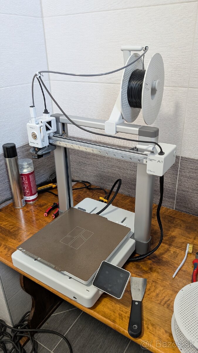 3d tlačiareň BambuLab A1+ filamenty