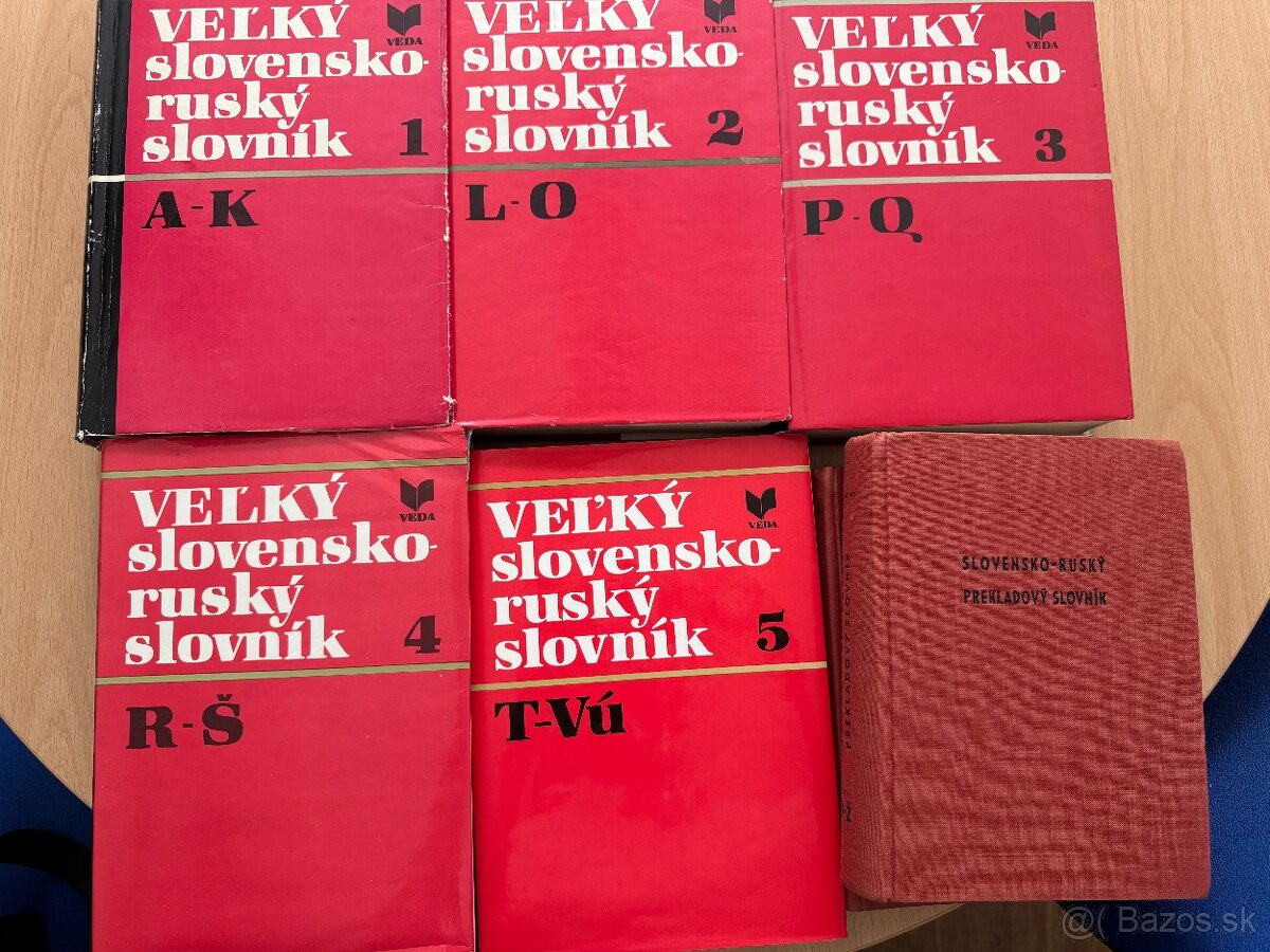 Päťzväzkový slovensko-ruský slovník