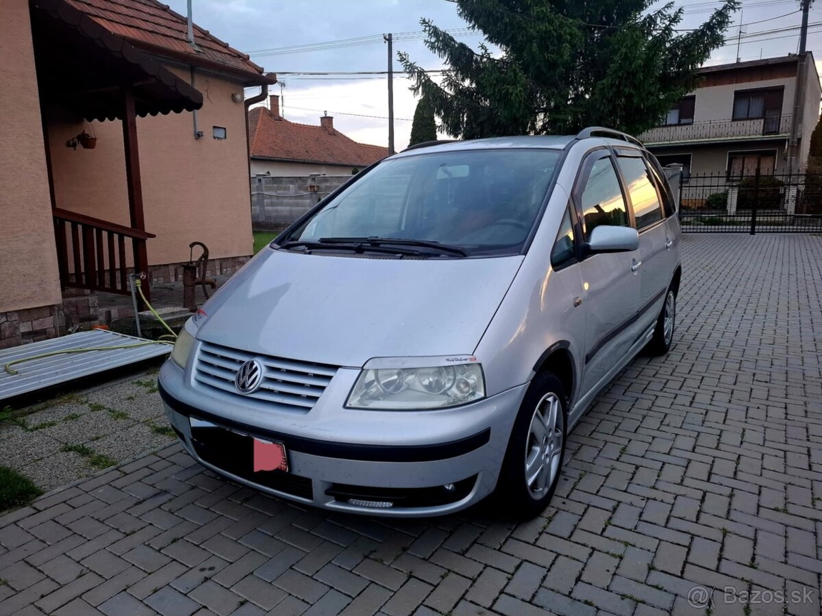 Volkswagen Sharan 1.9 TDI 85 KW ...7-miestny, bez korozie