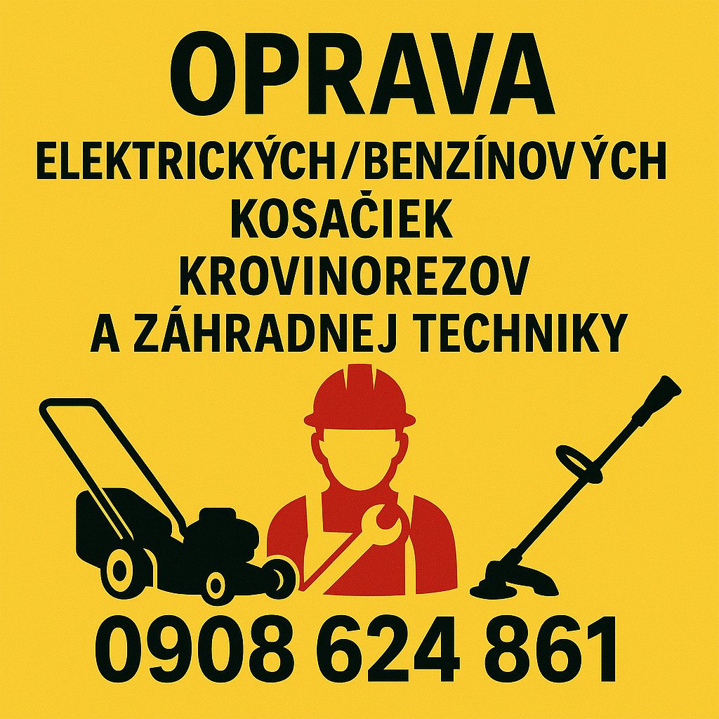 Oprava krovinorezov, kosačiek a záhradnej techniky