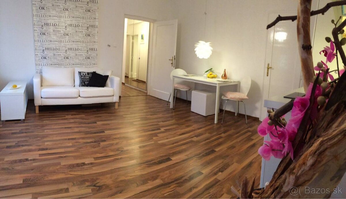 na prenájom priestranný 2 izbový byt Bratislava-Staré Mesto