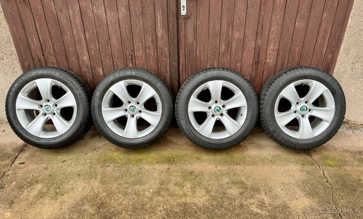originální ALU kolesá škoda Moon 5x112