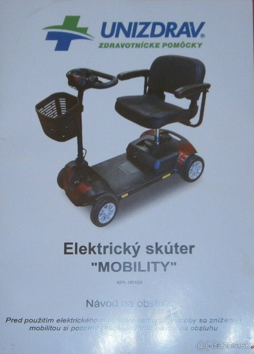 ELITE -skúter pre imobilných