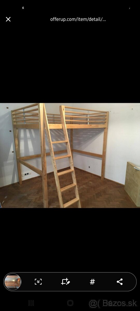 Predám raritnú IKEA posteľ FJELLDAL – už sa nevyrába