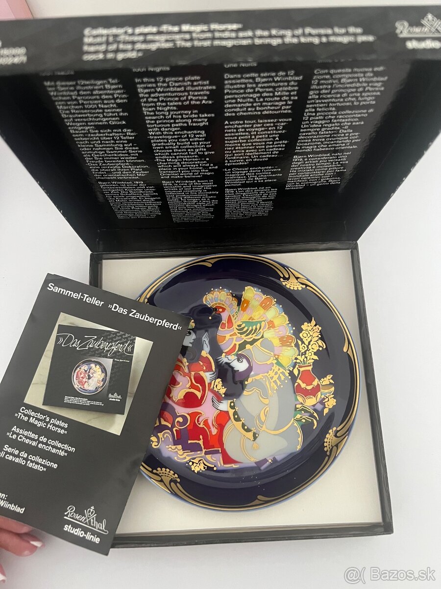 Zberateľský tanier Das Zauberpferd, Bjørn Wiinblad