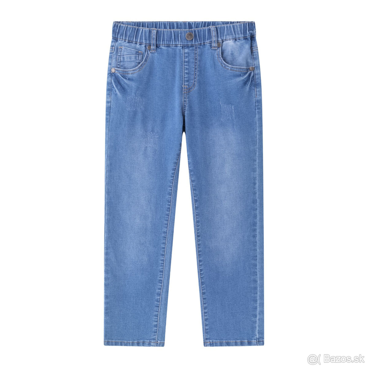 Detské džínsové nohavice s elastickým pásom – nové