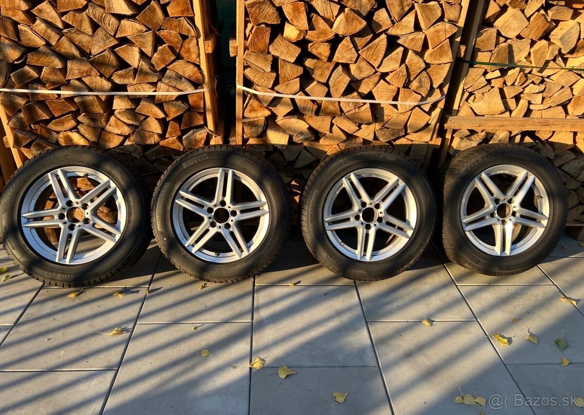 Disky R16 so zimnými pneumatikami Pirelli SottoZero 3 rozmer