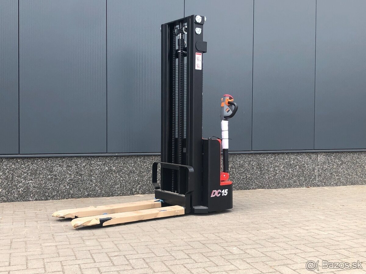 Ručne vedený el.vysokozdvižný paletový vozík Heli 1,5t.