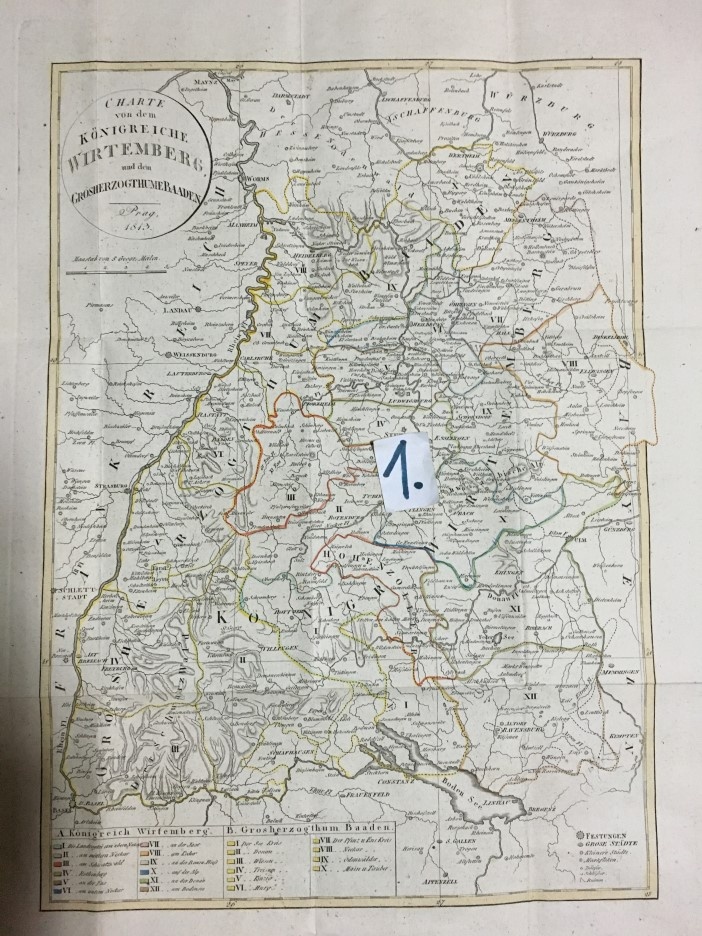 200 ročné farebné mapy