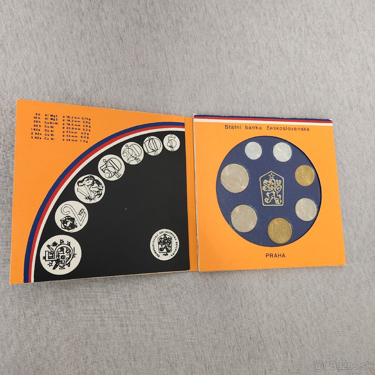 UNC Sada obežných mincí ČSR 1990