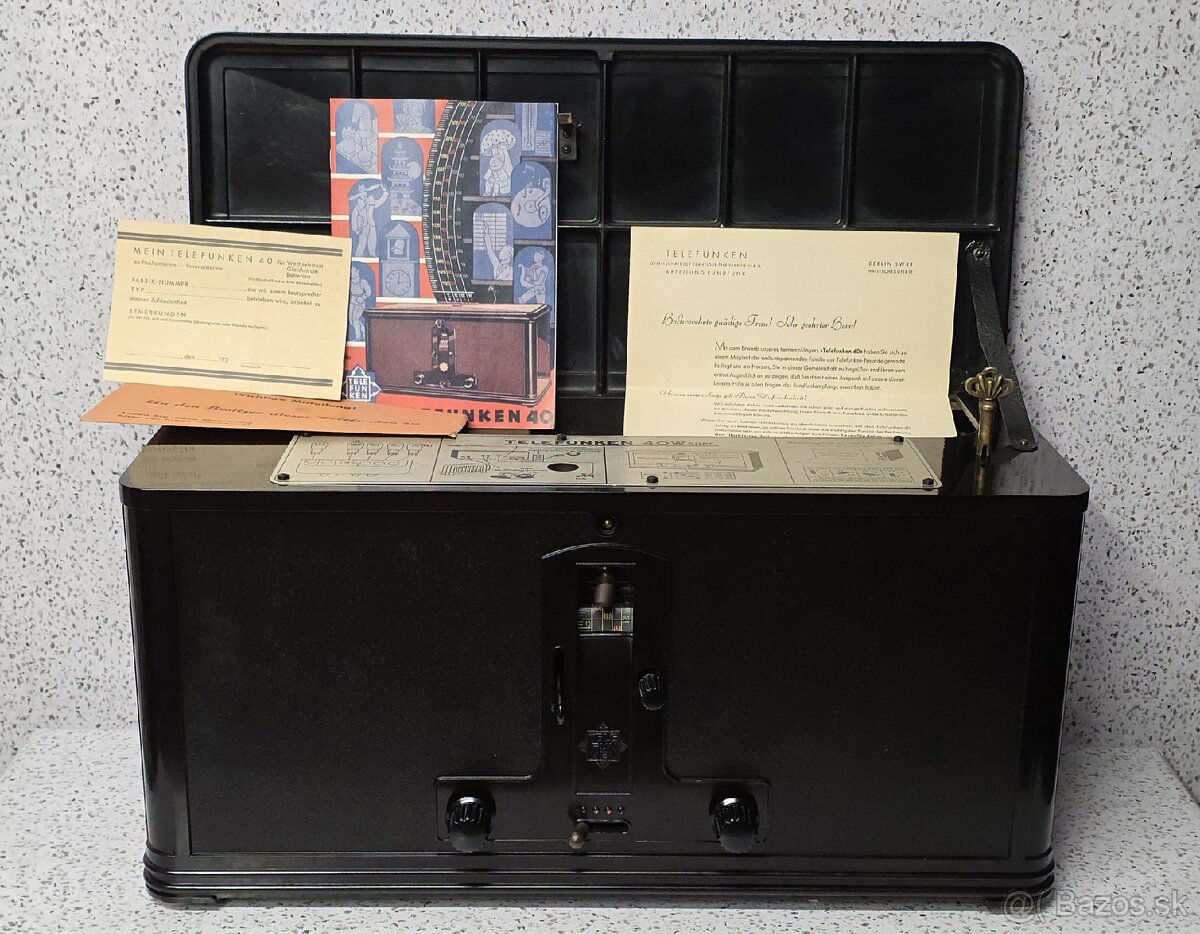 Roky 1929 –1930 ☆ TELEFUNKEN 40 W Spec.