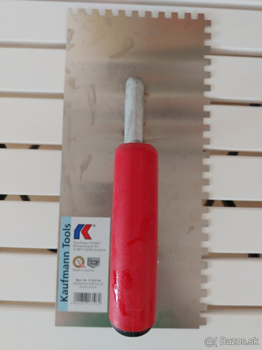 Hladitko - hreben zn.KAUFMANN, 280x130x0.7mm, nove a nepouzi