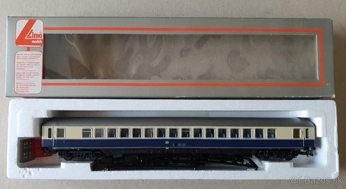 H0 vláčiky - rýchlikový vozeň, nákladný vozeň