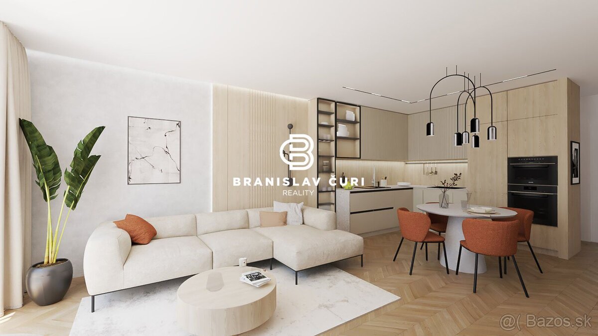 3 izb.byt v novostavbe, terasa, balkón, tęp. čerpadlo, klíma