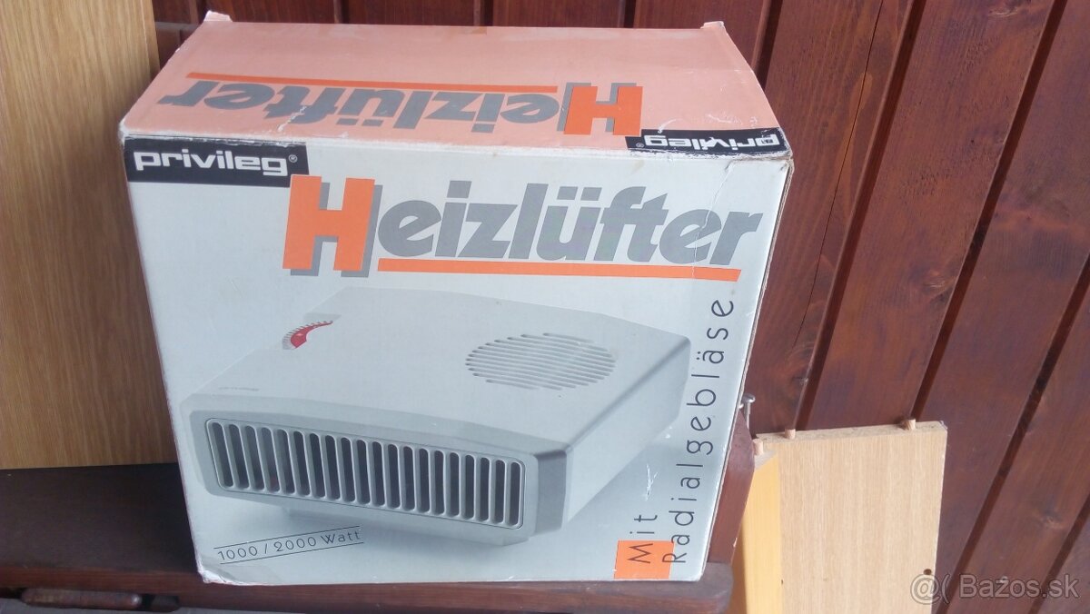 ponukam elektrický ohrievač vzduchu