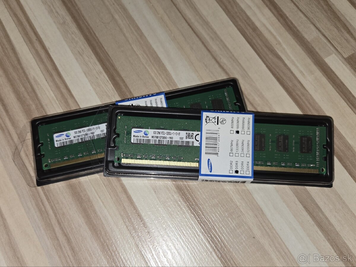 Predam nove Samsung ram 8GB DDR3L dimm do PC