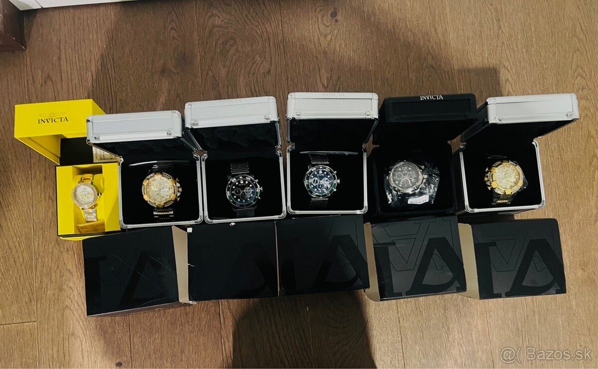 Invicta hodinky x6 kusov.