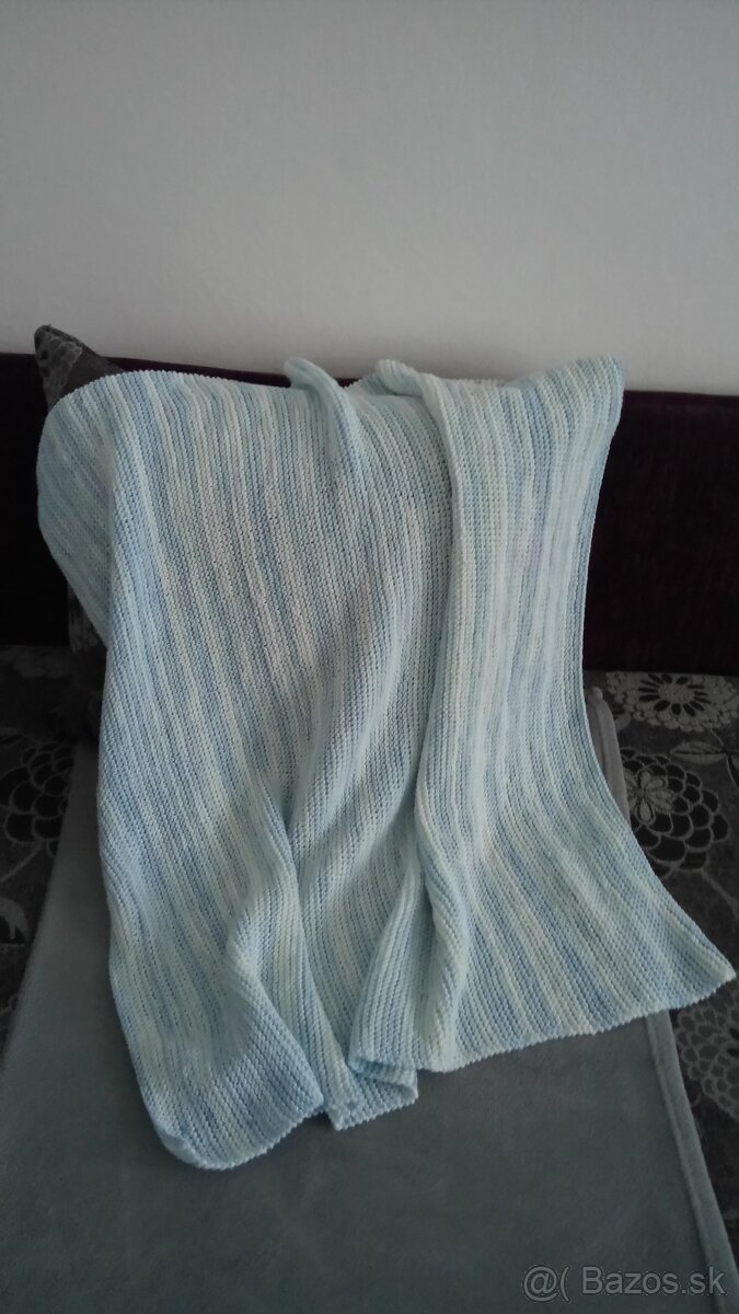 Ručne pletená deka - NOVÁ