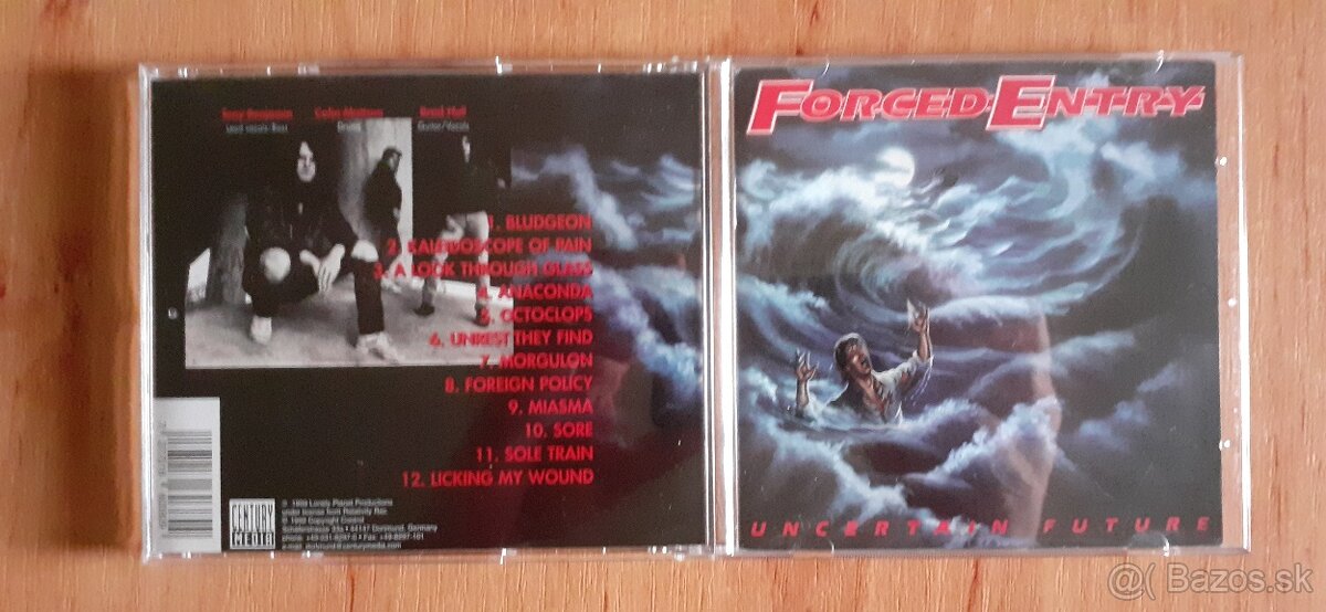 metal CD - FORCED ENTRY - Uncertain Future / The Shore