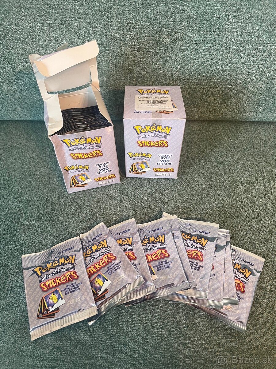 Pokemon Nálepky
