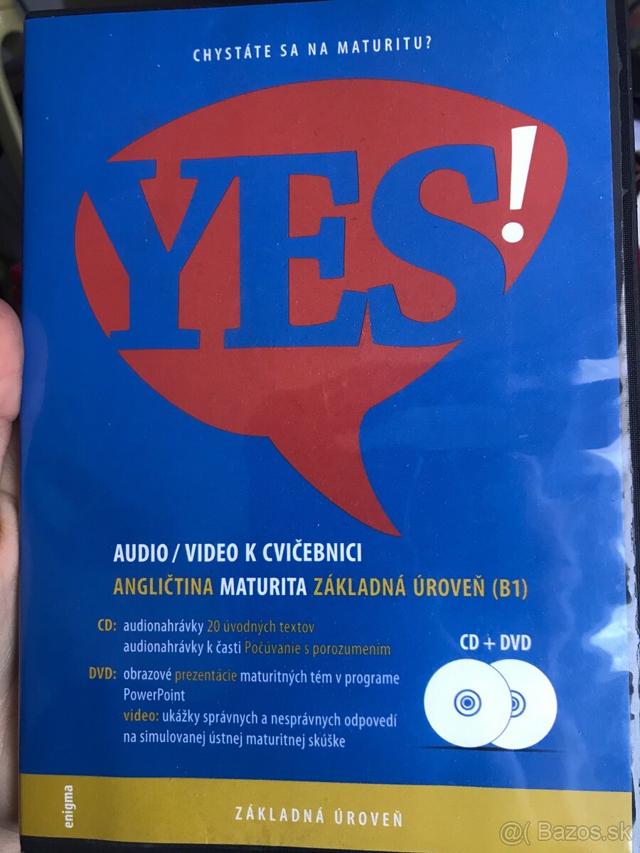CD a DVD YES Anglicky jazyk audio-video k vcičebnici
