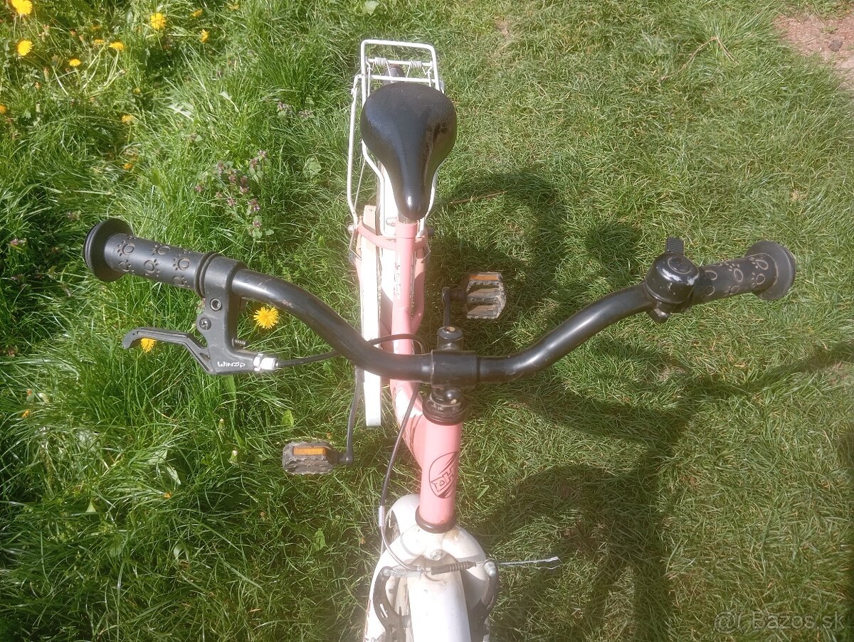 Bicykel ruzovy veľkosť 20