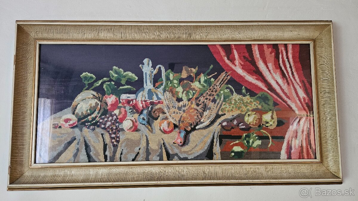 Vyšívaný obraz - Gobelin 130x68 cm