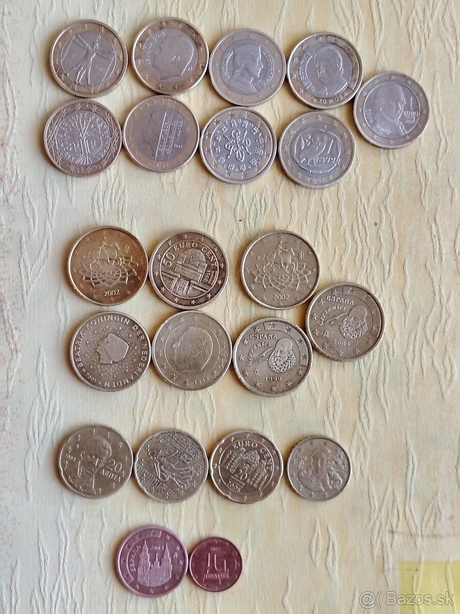 Predaj zberatelskych minci.