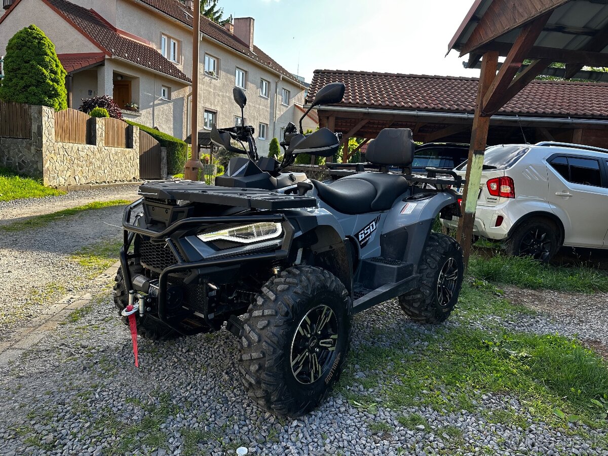 Prenájom štvorkolky Linhai 650 pro max