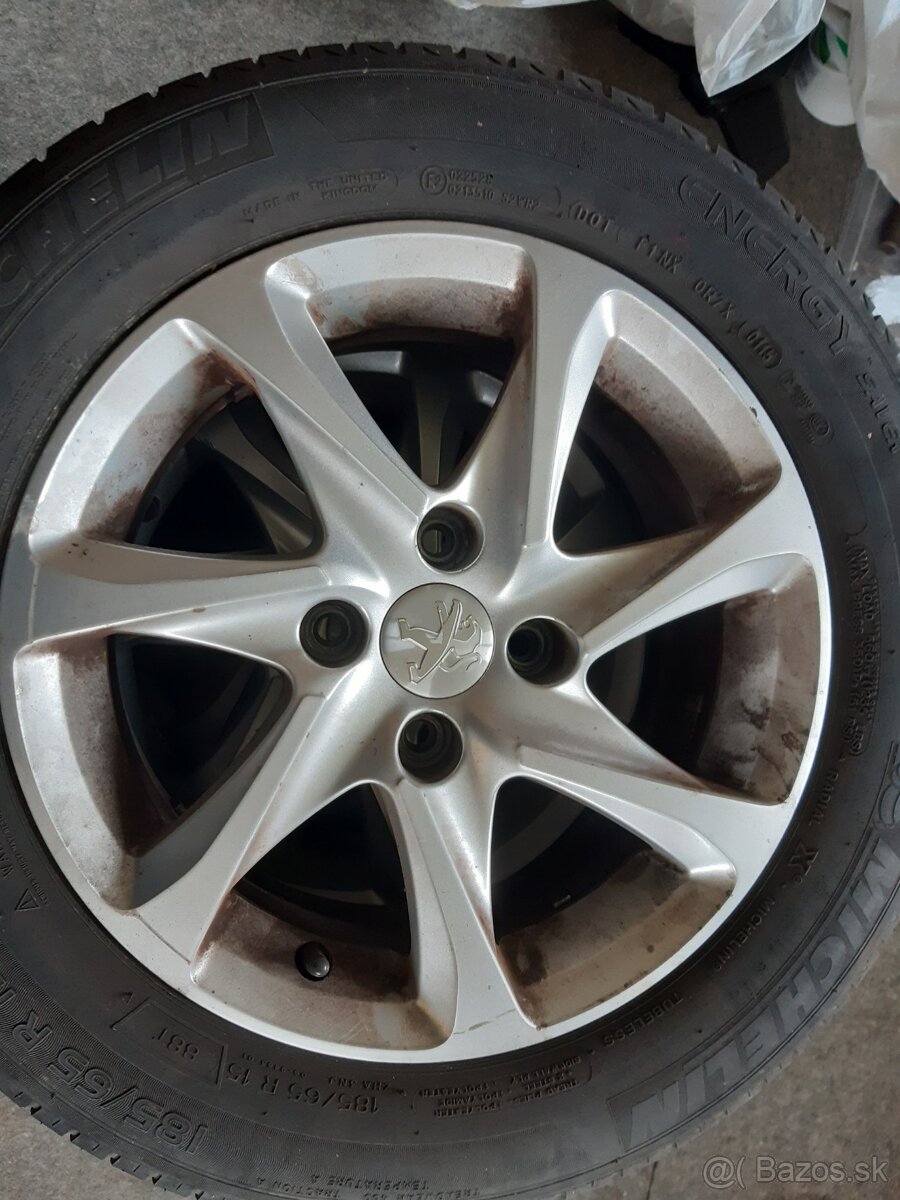 Predám Alu disky na letných gumách Michelin