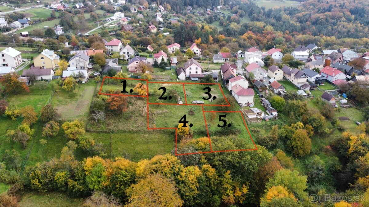 Stavebné pozemky - MIHAĽOV v Bardejove.