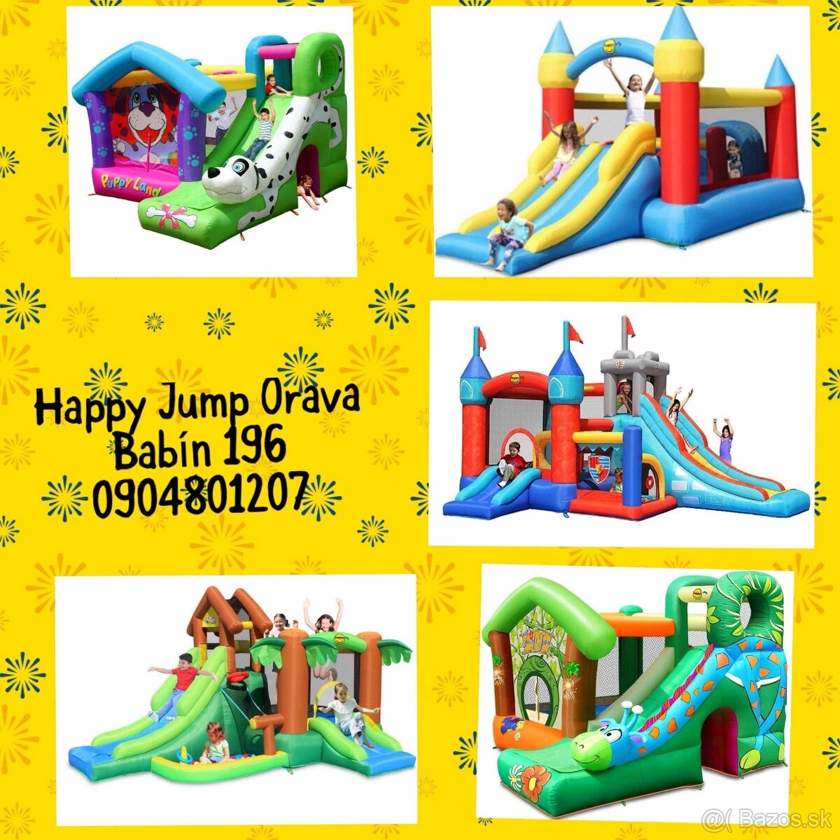 Prenájom skákacích hradov Happy Jump Orava