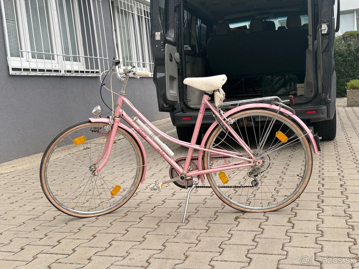 Krasny vintage bicykel damsky - Top stav KTM