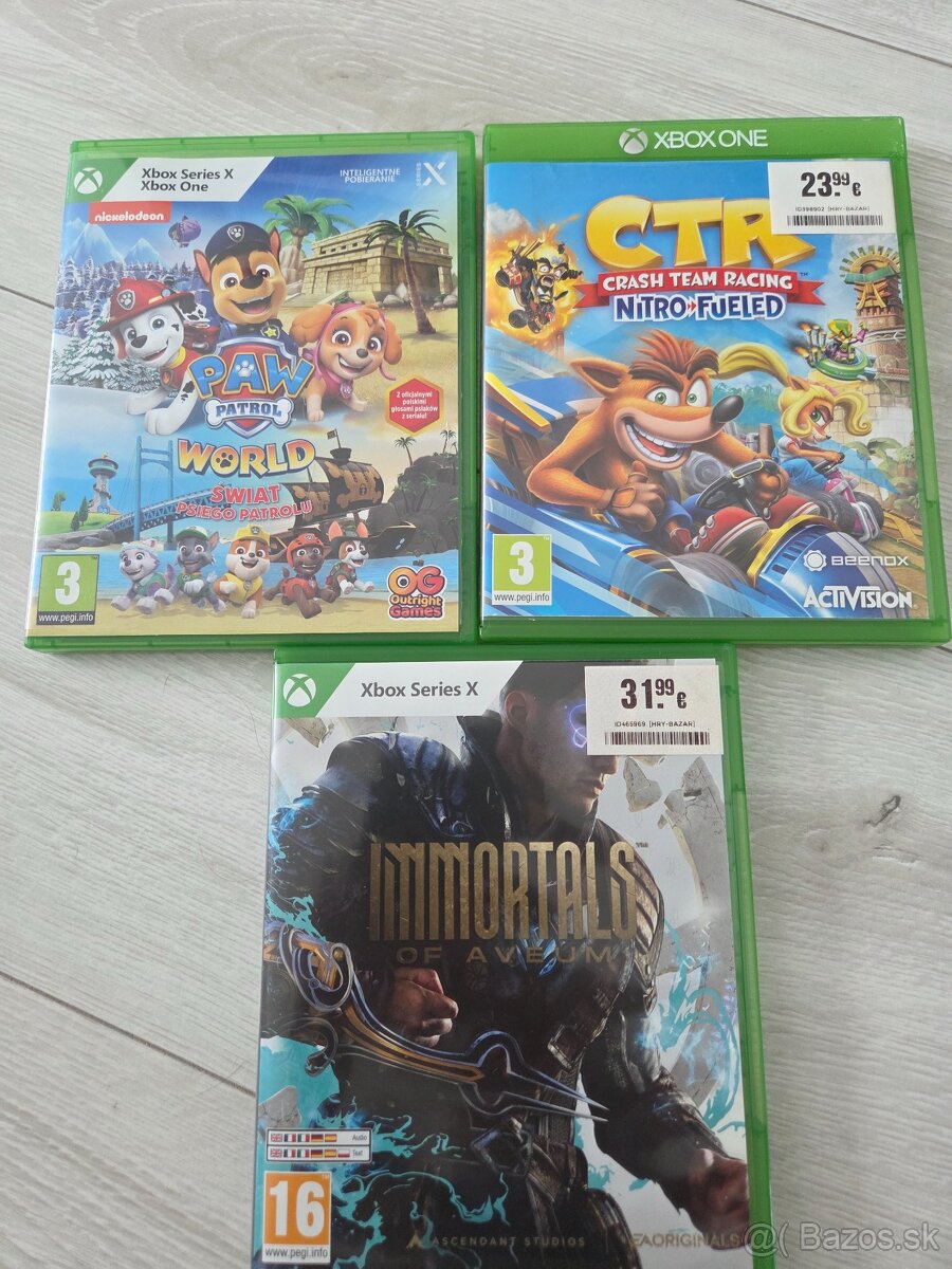 Predam hry x-box