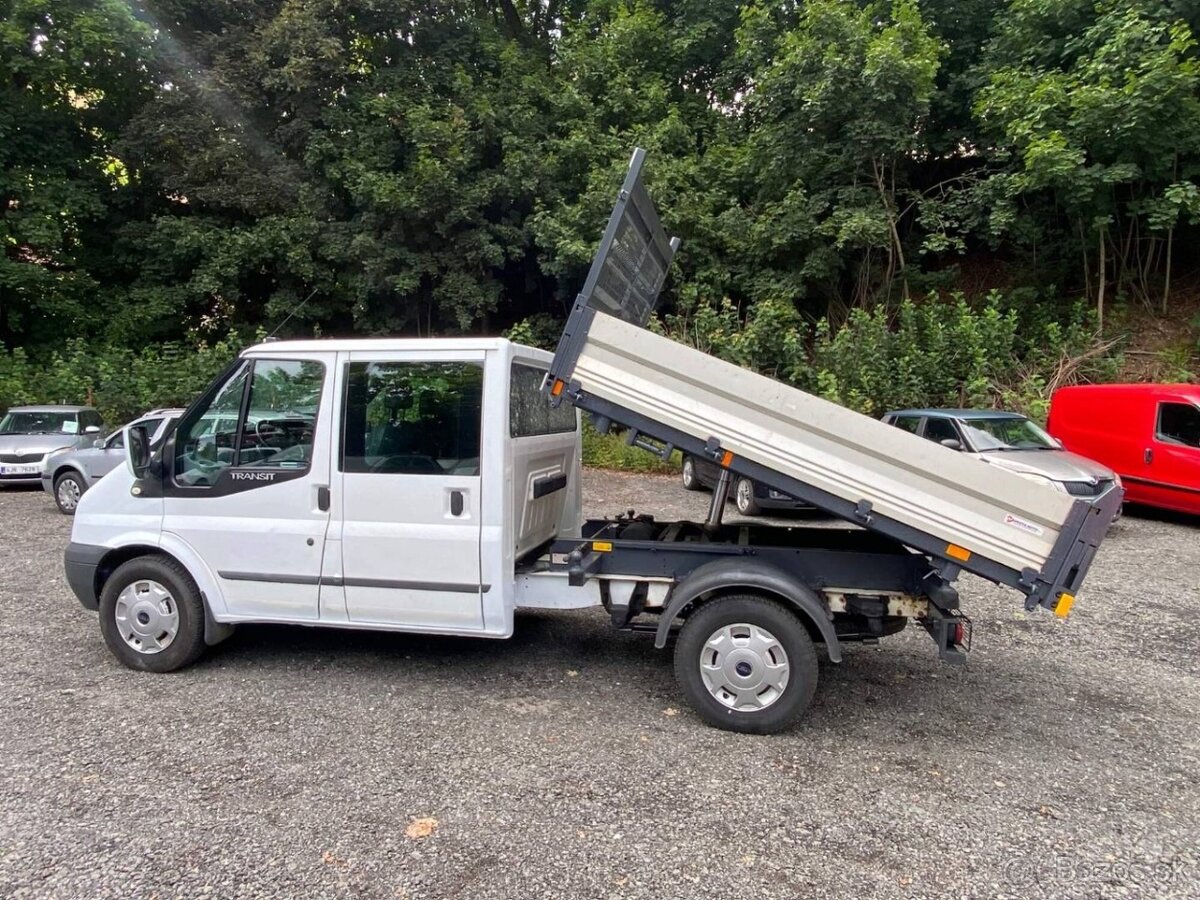 FORD TRANSIT 350M 7 míst 3 stranný sklápěč 127tkm
