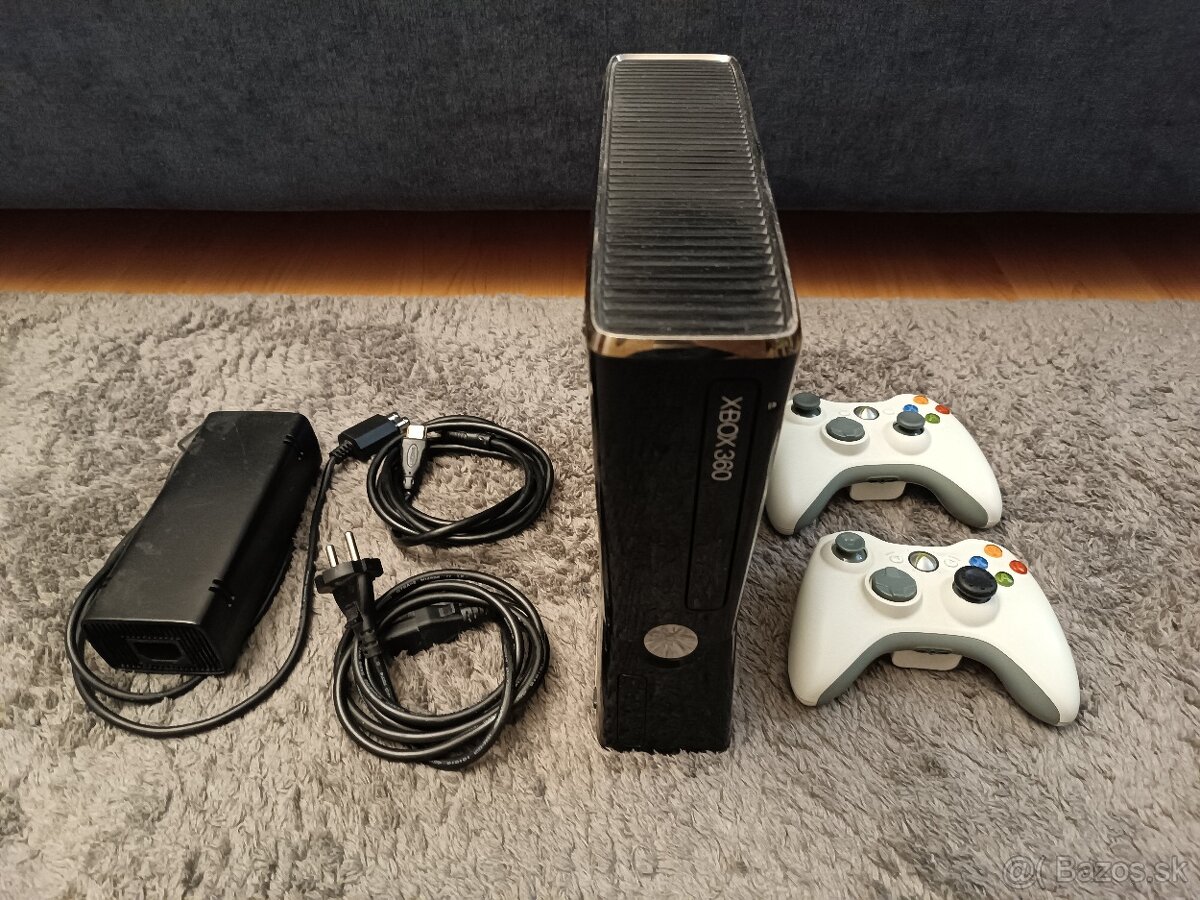 Xbox 360 RGH Aurora 1TB HDD + príslušenstvo a hry