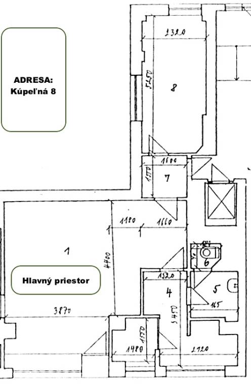 Babony TRE I Prenájom - obchodný priestor, Kúpeľná 8, Bratis
