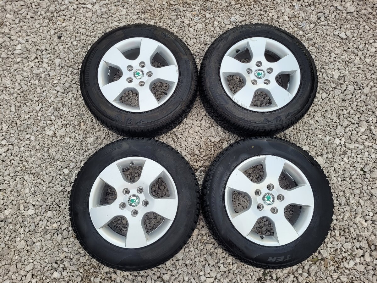 HLINIKOVE DISKY ORIGINAL SKODA OCTAVIA 2 5x112 195/65 R15