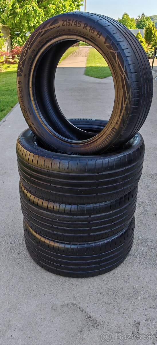 Letné Continental Eco Contact 6 215/45 R16