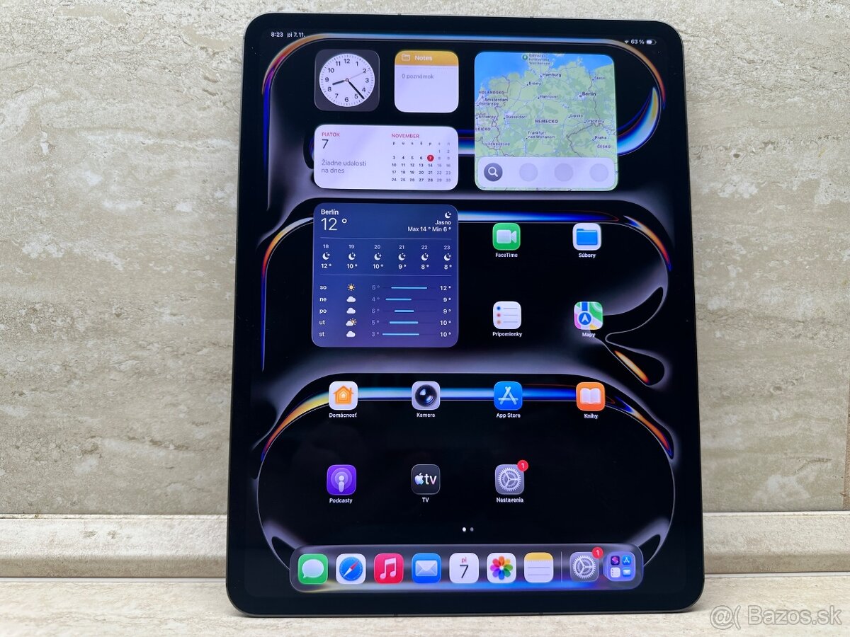 iPad Pro 13 256GB Wi-Fi + Cellular Space Black, 100% batéria