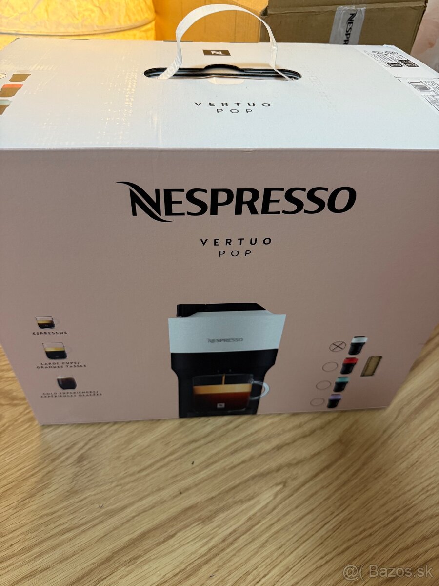 Predám nový kávovar Nespresso Vertuo pop